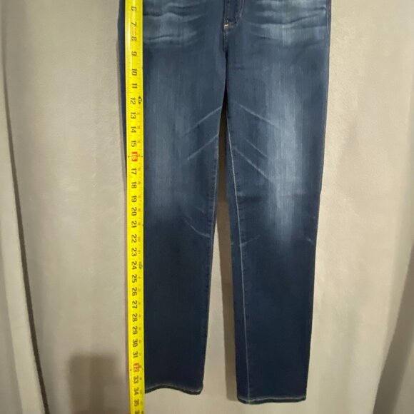 AG Adriano Goldschmied Prima Crop Jeans Size 28 Dark Wash Slim Straight - Picture 5 of 8
